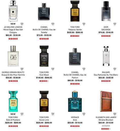 does sephora sell men's perfume
